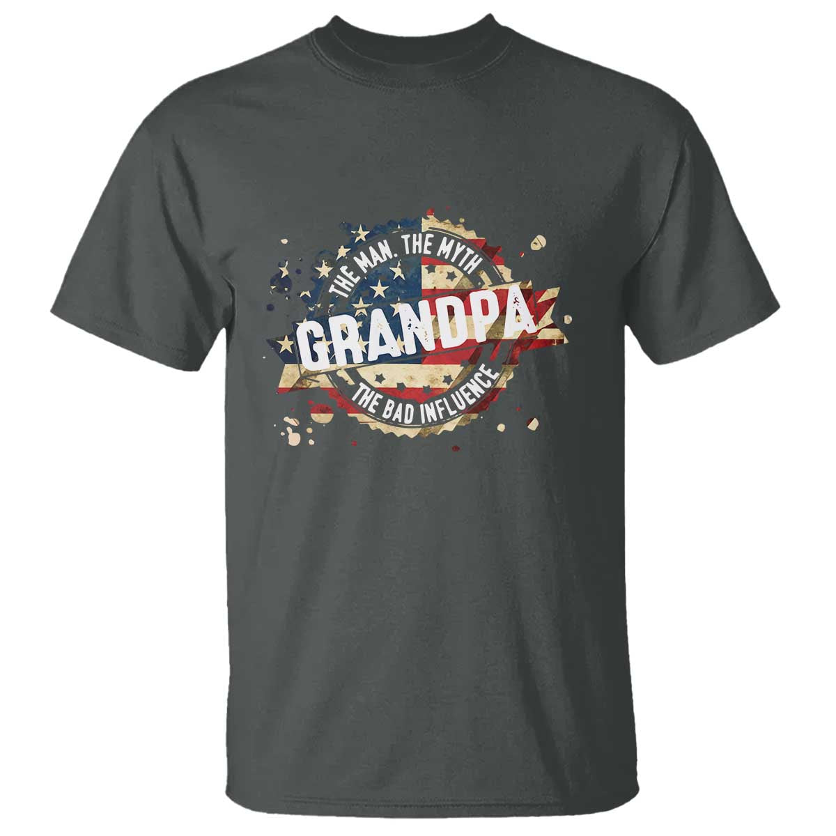 funny-grandpa-the-man-the-myth-the-bad-influence-t-shirt-fathers-day