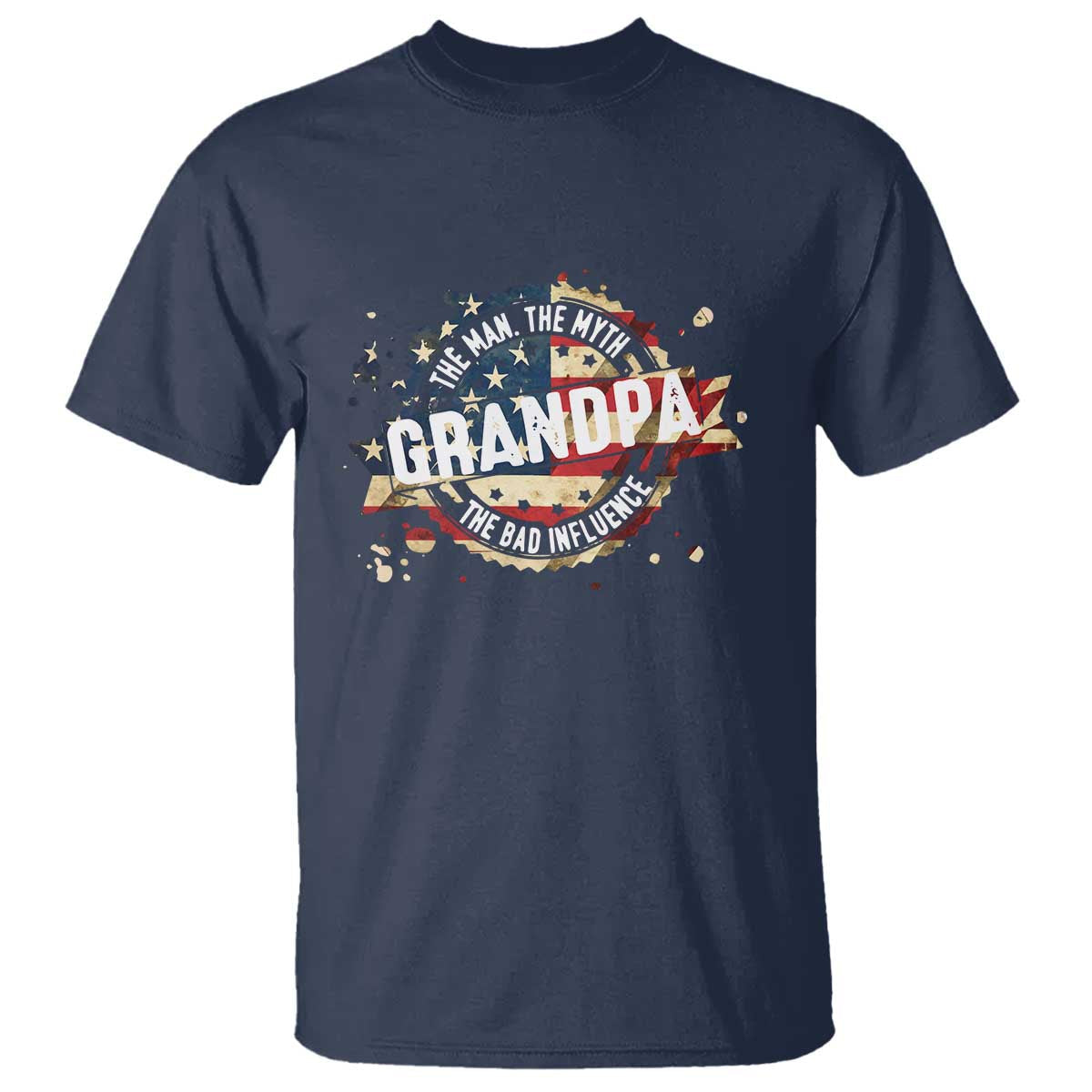 funny-grandpa-the-man-the-myth-the-bad-influence-t-shirt-fathers-day