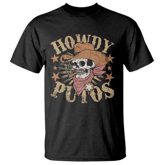 funny-howdy-putos-t-shirt-western-country-smoking-skull-cowboy