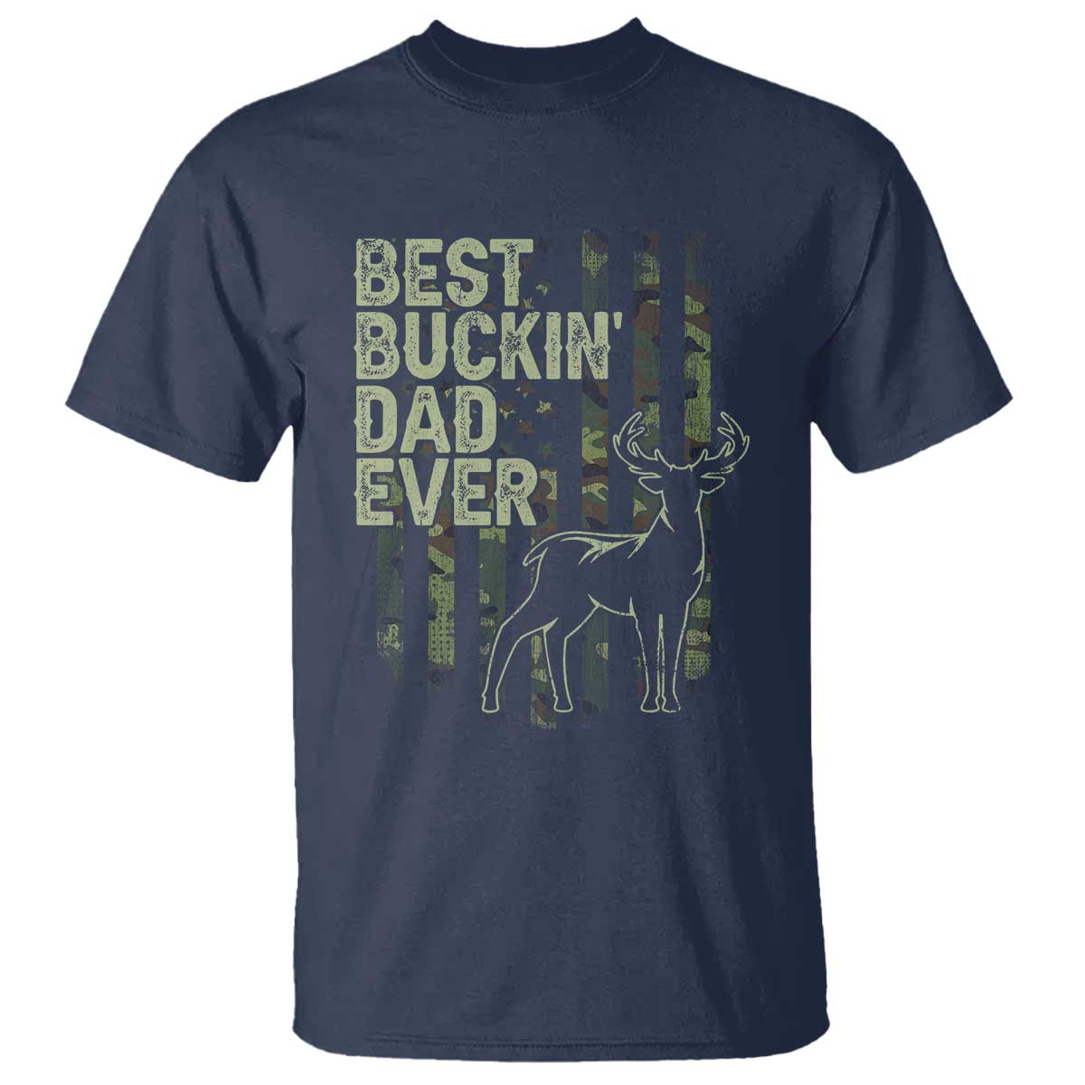 funny-best-buckin-dad-ever-t-shirt-deer-hunting-camo-american-flag