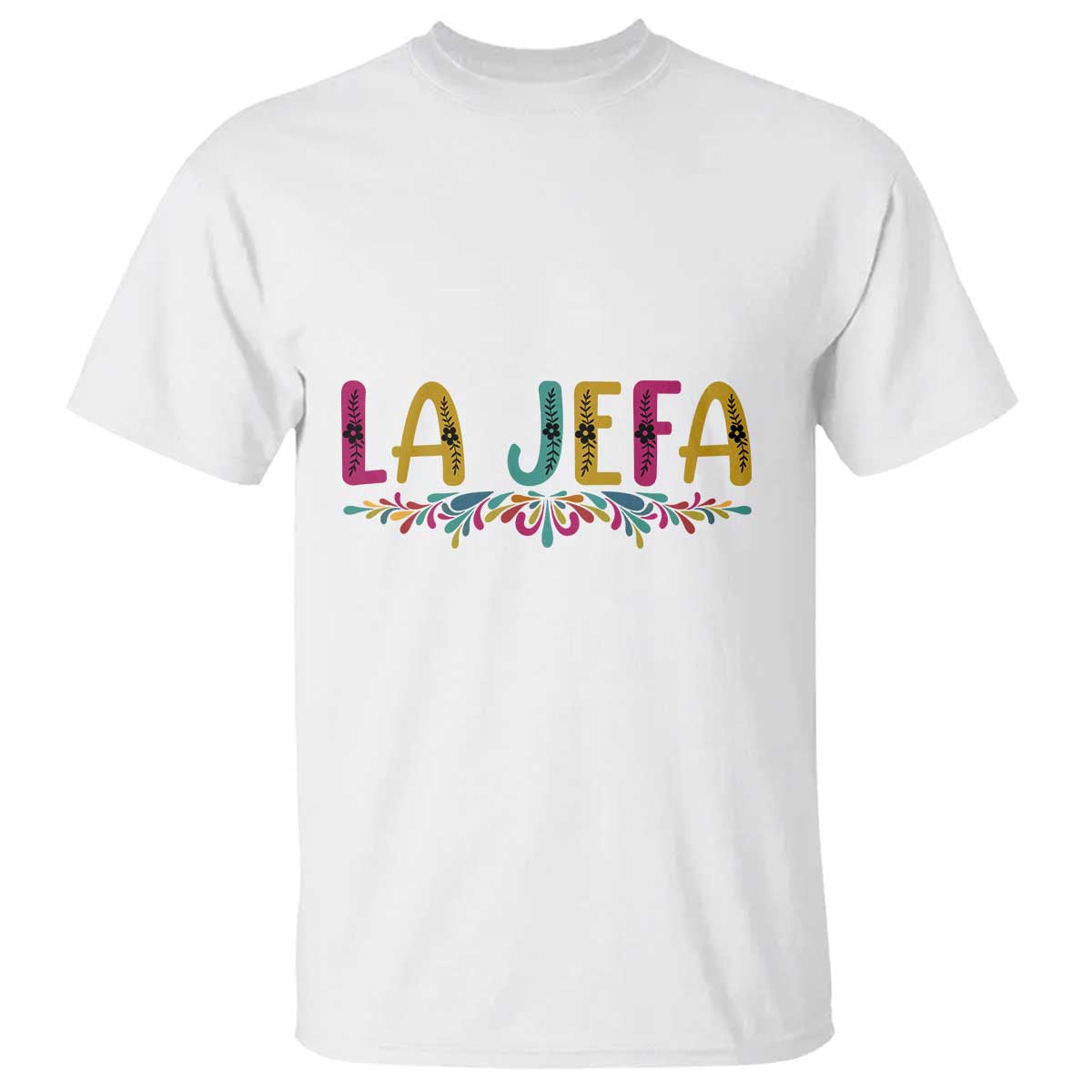 funny-mexican-spanish-la-jefa-boss-t-shirt-mexican-flowers