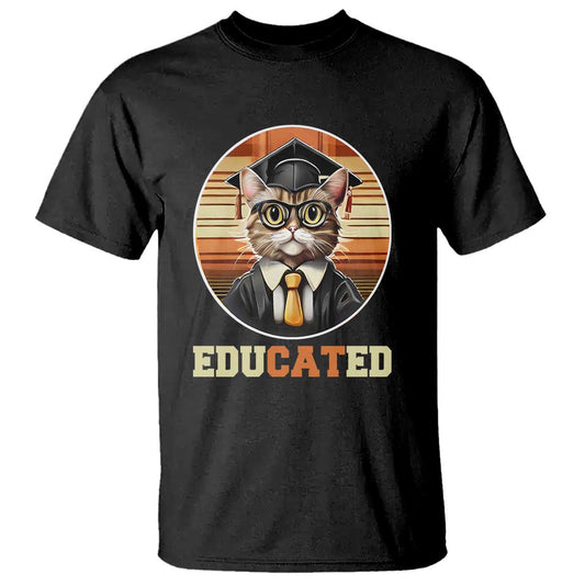 funny-cat-t-shirt-educated-graduation-academic-regalia-cap-gown