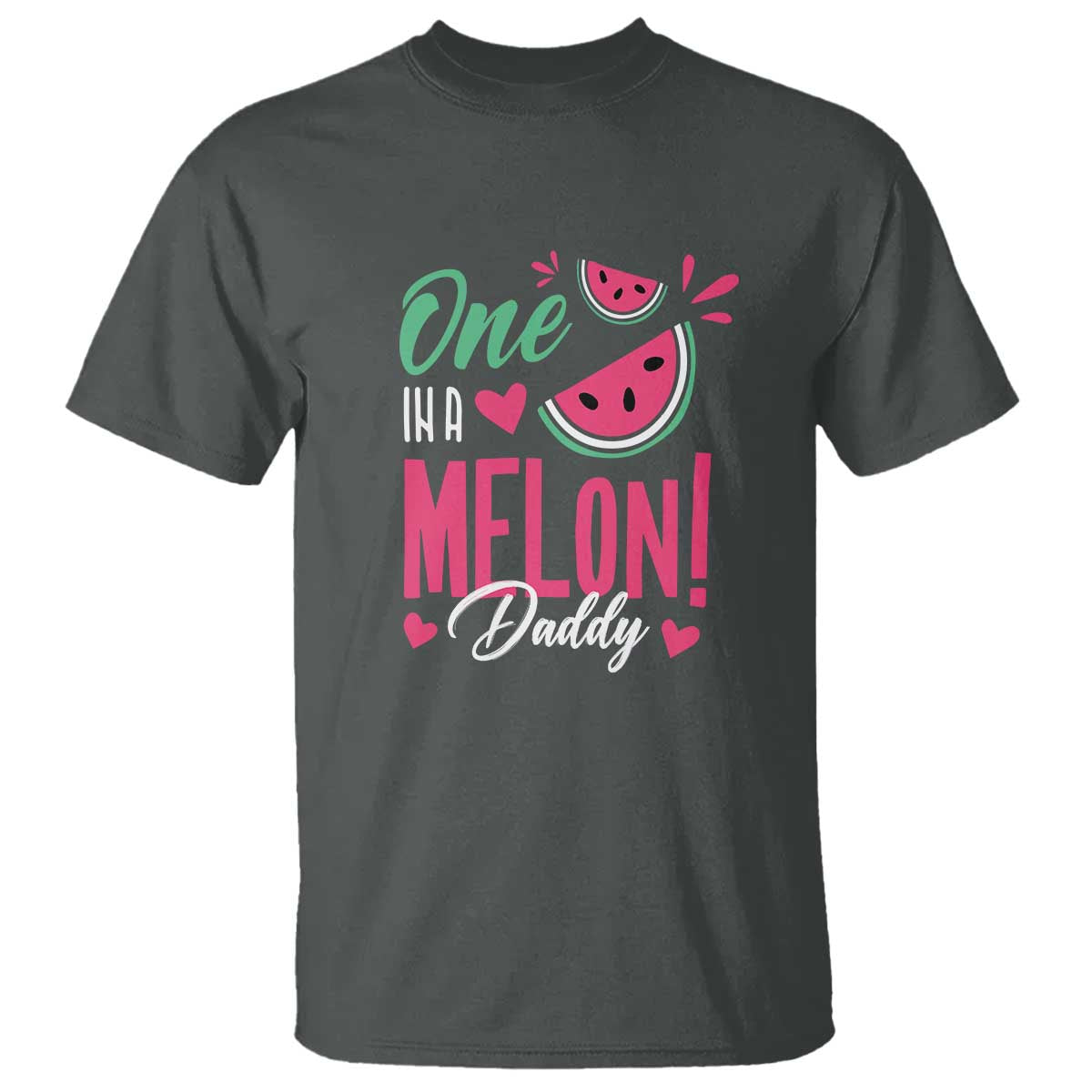 dad-t-shirt-one-in-a-melon-daddy-birthday-funny-watermelon-summer-vacation