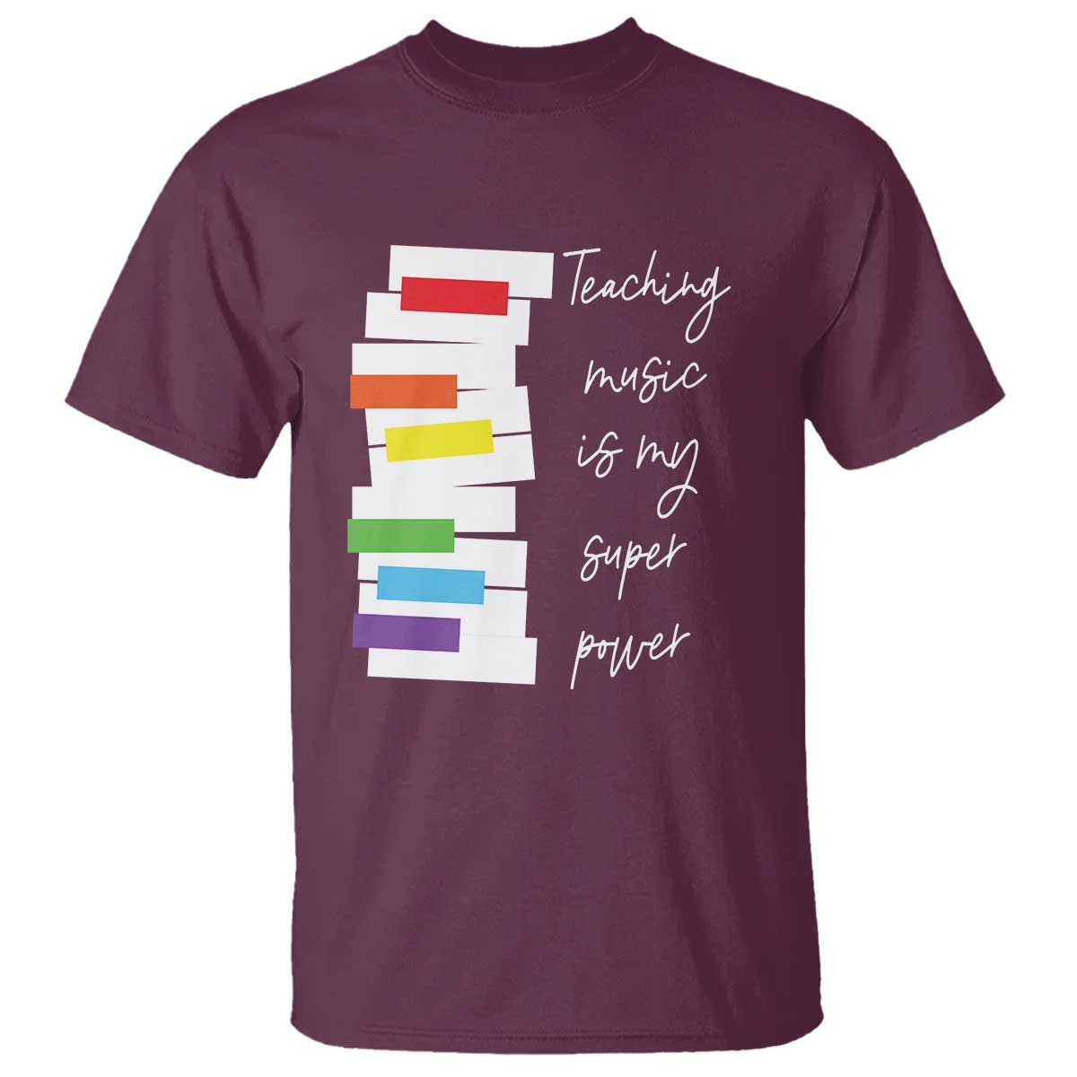 music-teacher-t-shirt-teaching-music-is-my-superpower