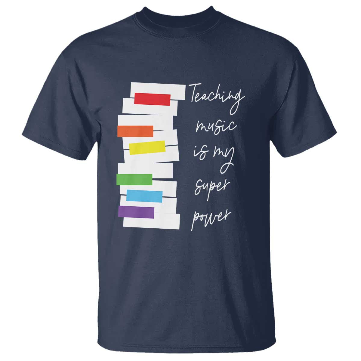 music-teacher-t-shirt-teaching-music-is-my-superpower