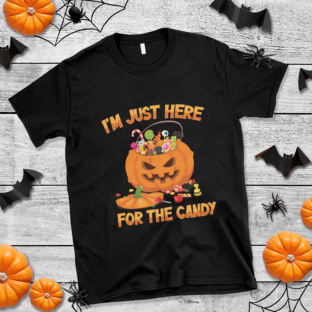funny-halloween-t-shirt-im-just-here-for-the-candy-pumpkin-candy-trick-or-treat