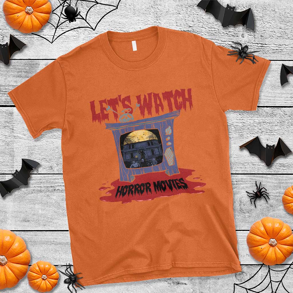 funny-halloween-t-shirt-lets-watch-horror-movies-televison-murderer-blood-skull