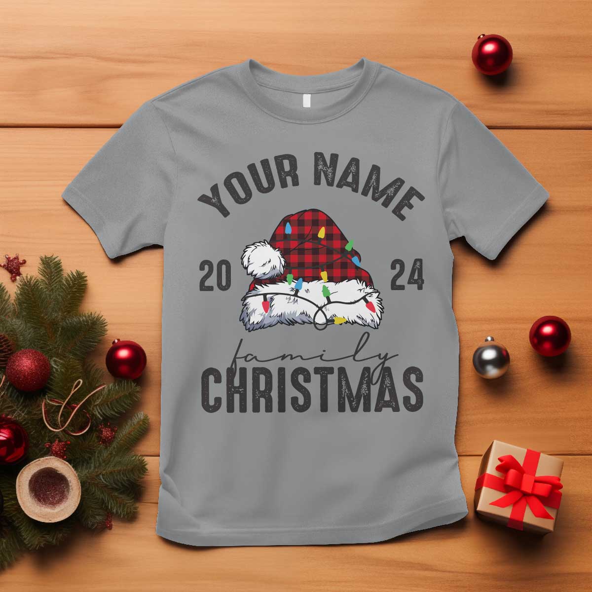 personalized-christmas-family-t-shirt-custom-name-family-christmas-2024-santa-hat