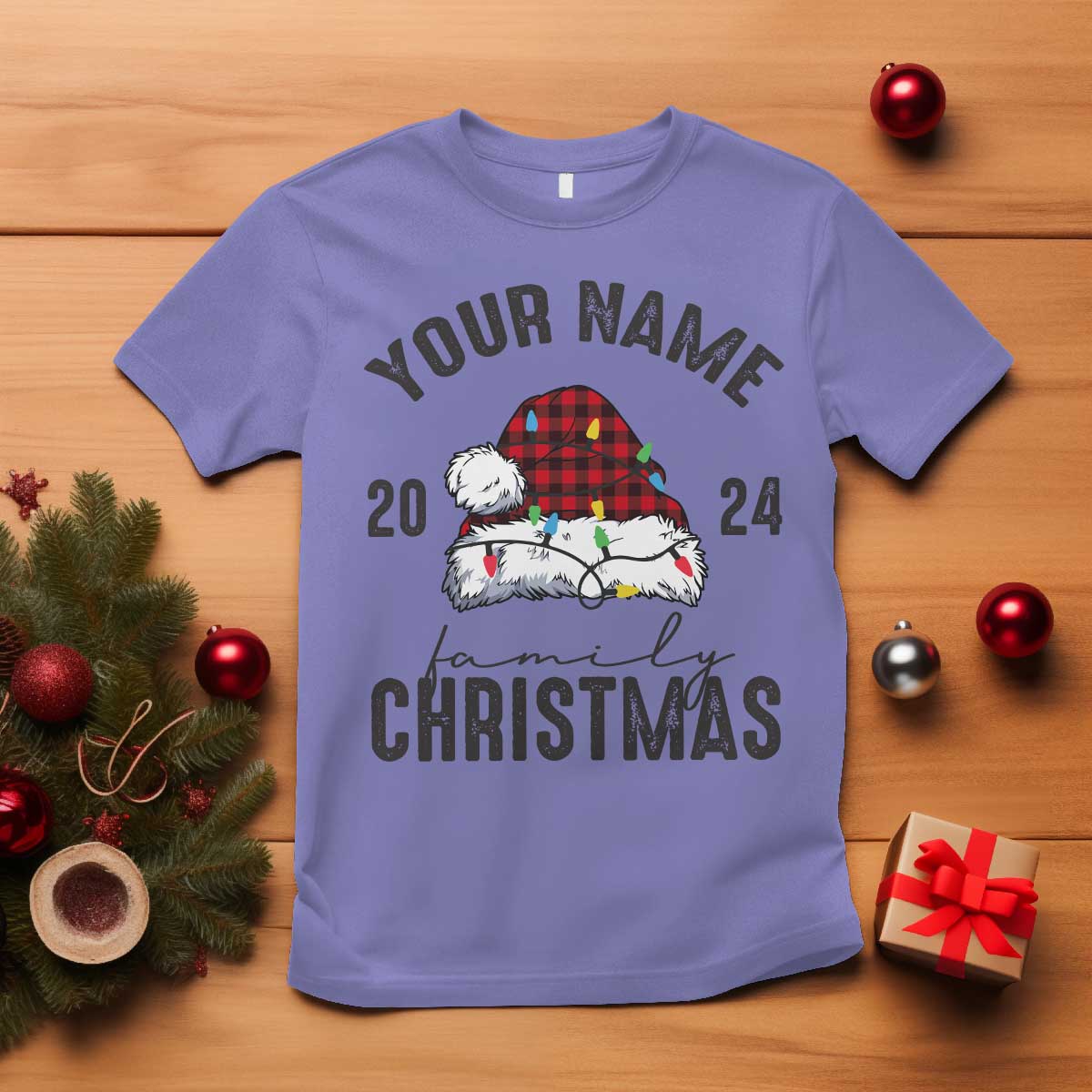 personalized-christmas-family-t-shirt-custom-name-family-christmas-2024-santa-hat