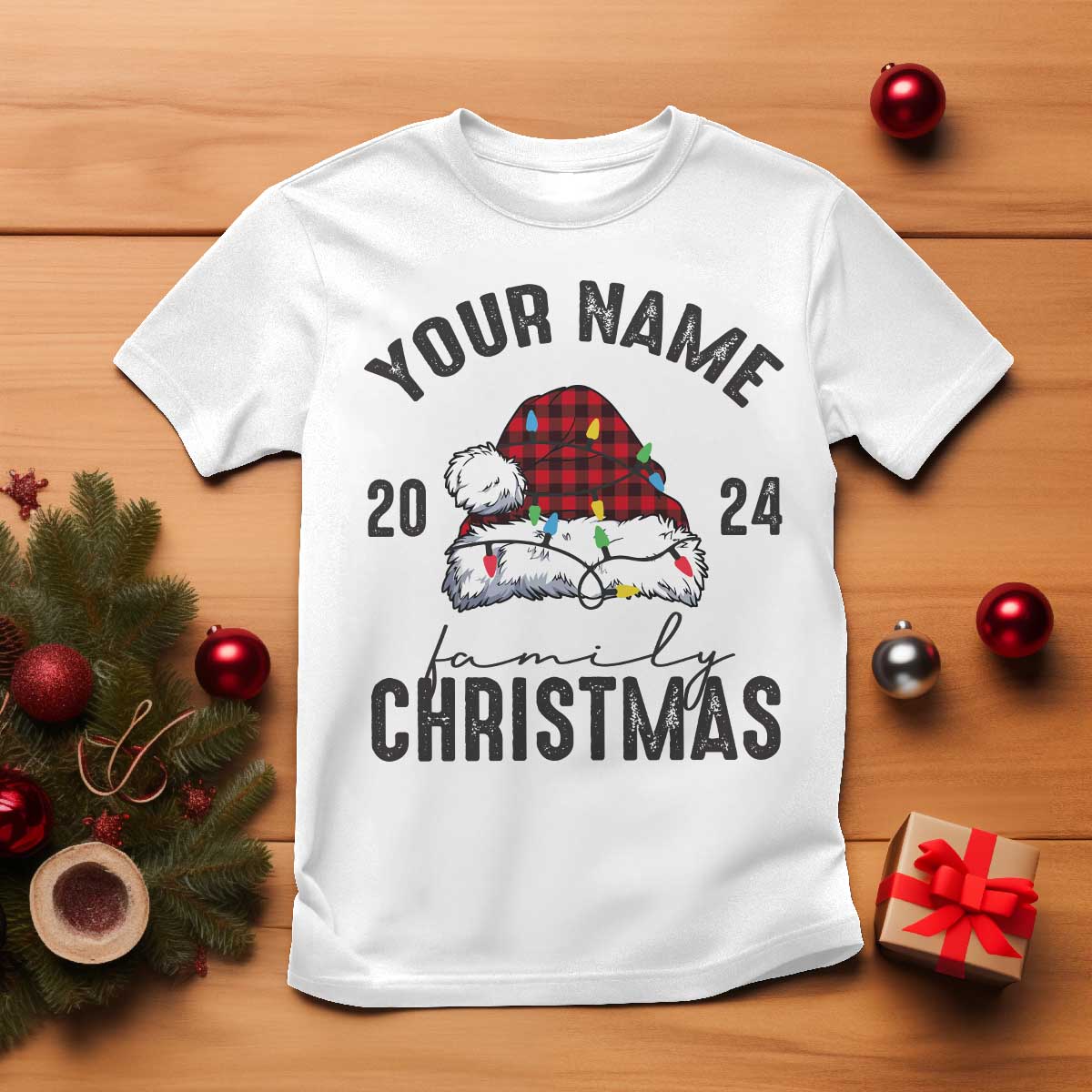 personalized-christmas-family-t-shirt-custom-name-family-christmas-2024-santa-hat