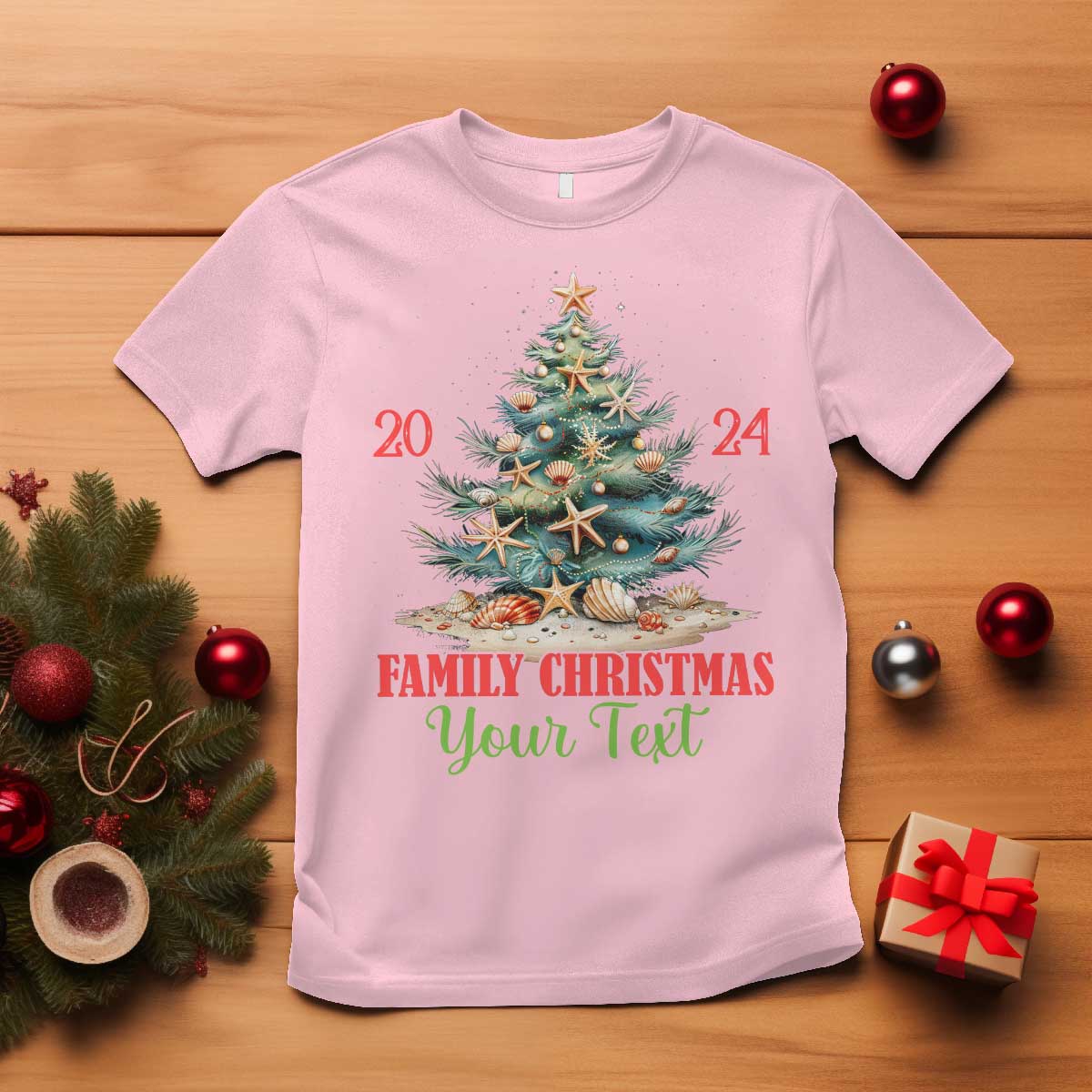 personalized-christmas-family-in-hawaii-t-shirt-custom-name-family-christmas-2024-sea-christmas-tree