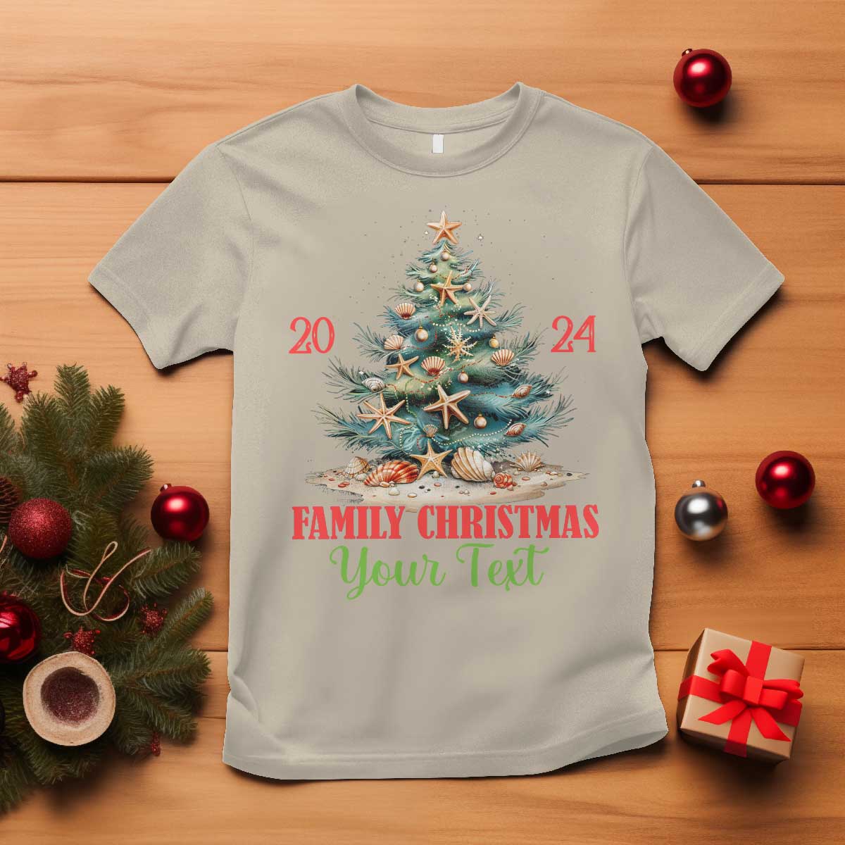 personalized-christmas-family-in-hawaii-t-shirt-custom-name-family-christmas-2024-sea-christmas-tree