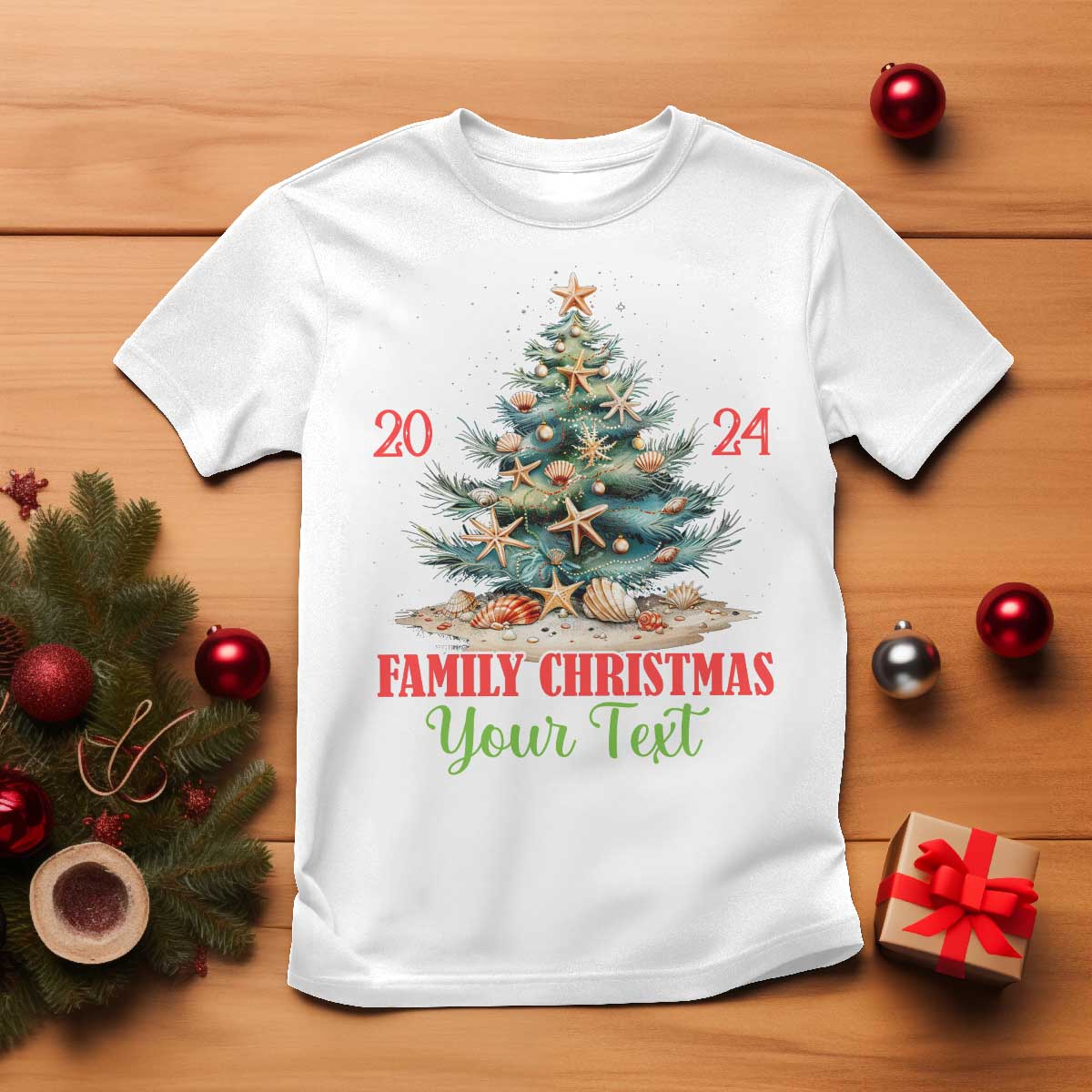 personalized-christmas-family-in-hawaii-t-shirt-custom-name-family-christmas-2024-sea-christmas-tree