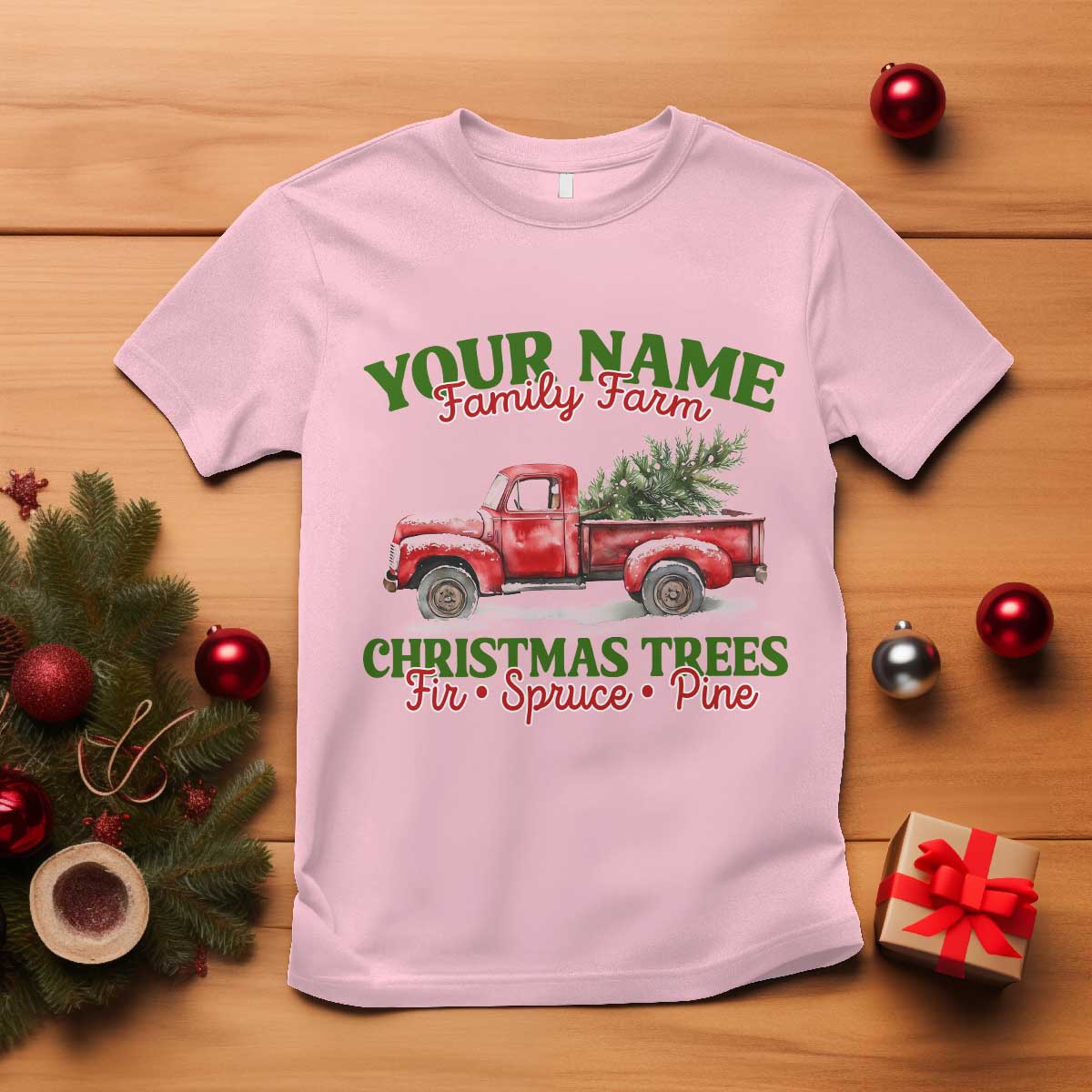 personalized-christmas-family-t-shirt-custom-name-family-farm-christmas-trees-vintage-truck
