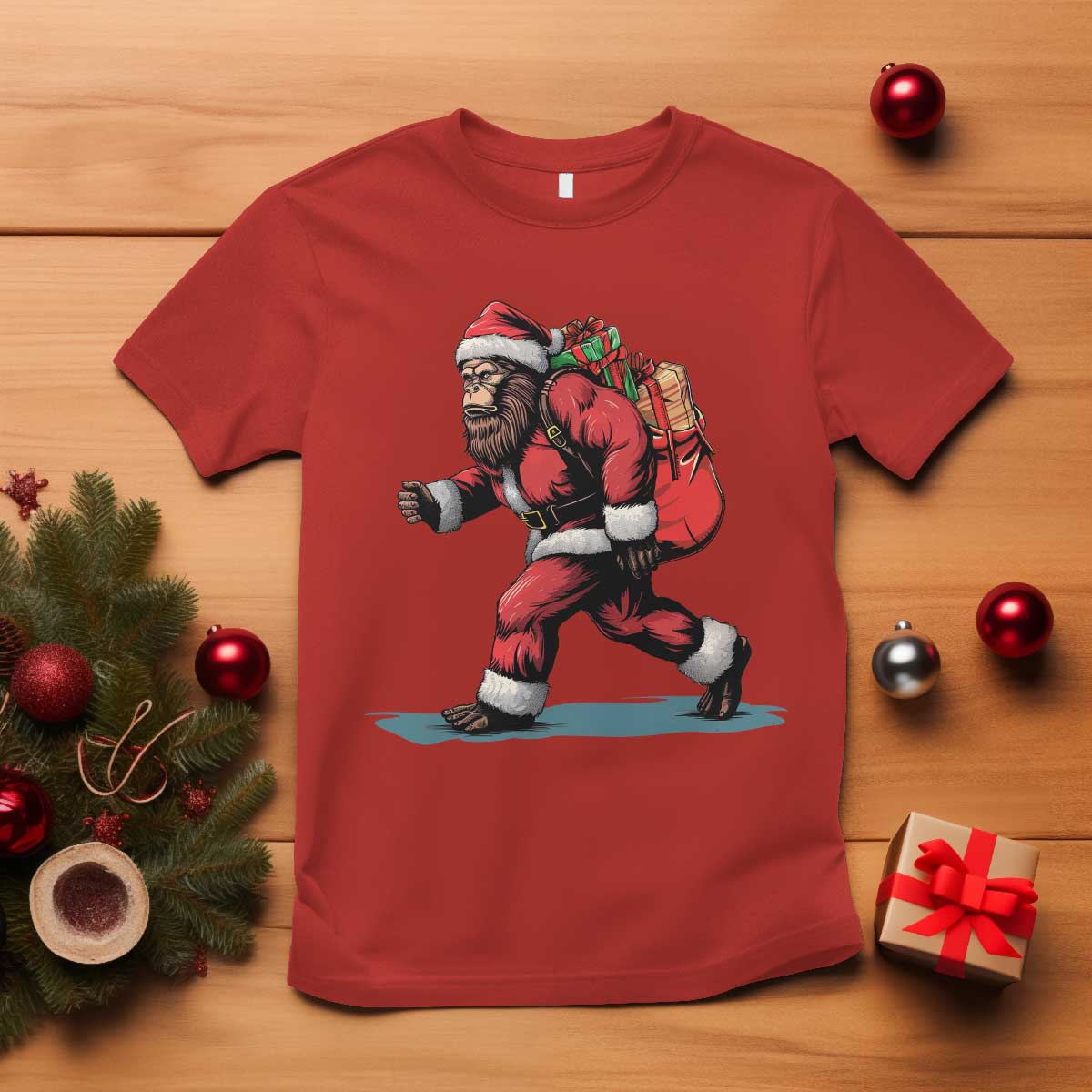 funny-christmas-santa-bigfoot-t-shirt-xmas-sasquatch