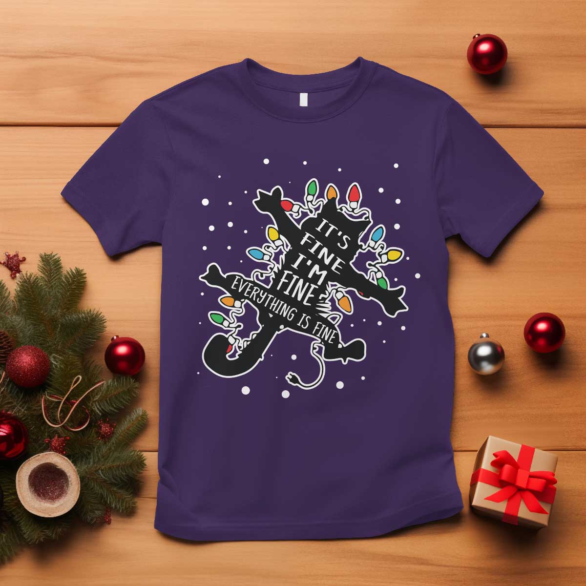 funny-christmas-its-fine-im-fine-everything-is-fine-t-shirt-black-cat