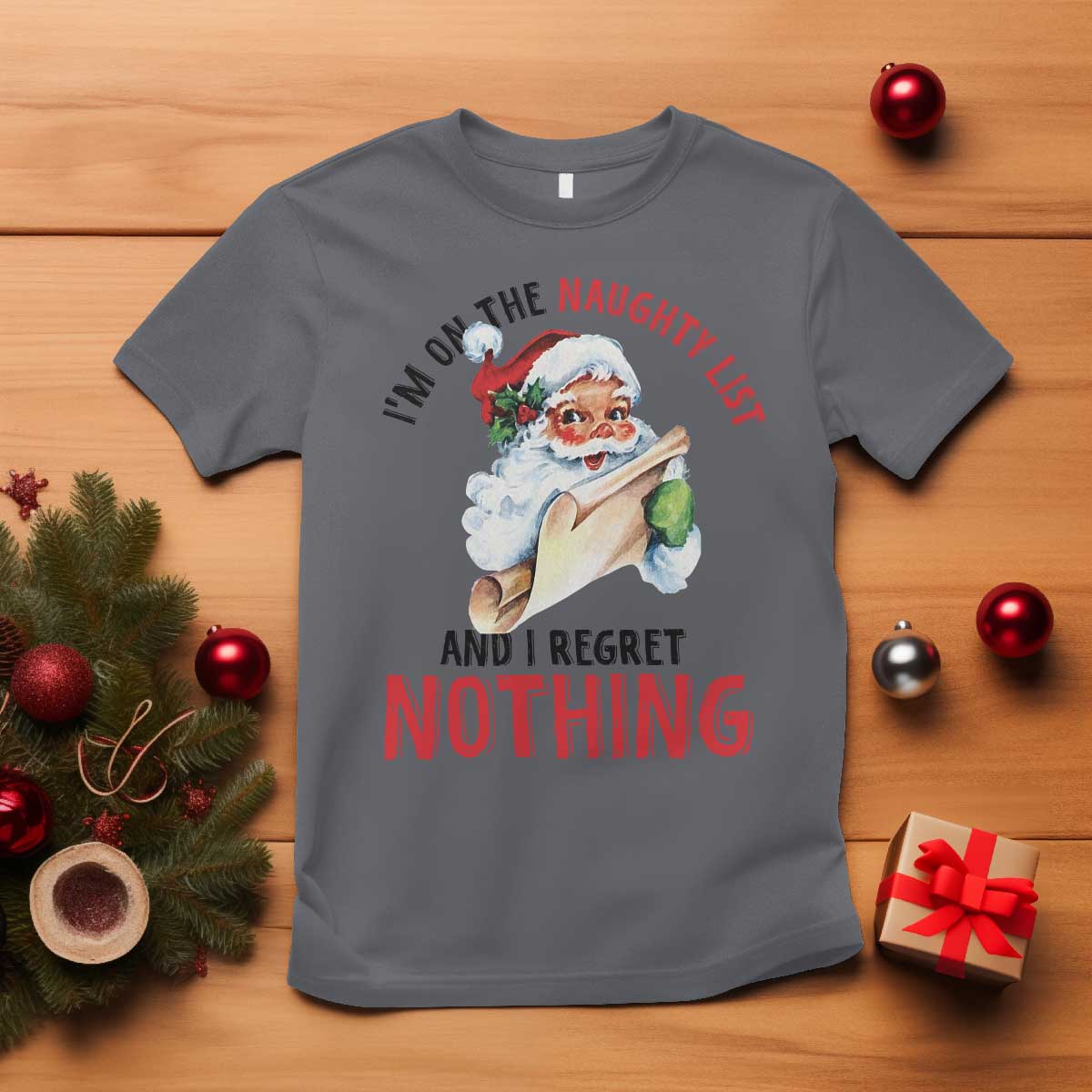 funny-christmas-vintage-santa-t-shirt-im-on-the-naughty-list-and-i-regret-nothing