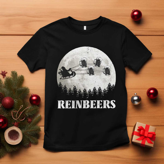 funny-christmas-beers-t-shirt-reinbeers-santa-sleigh-moon