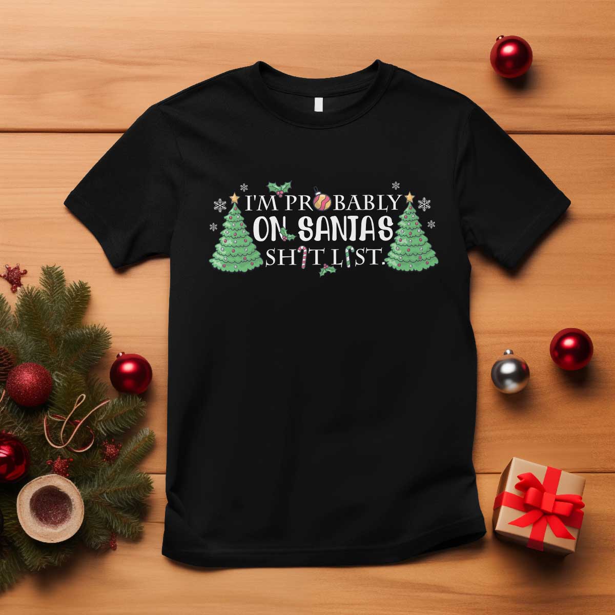 funny-christmas-t-shirt-im-probably-on-santas-list