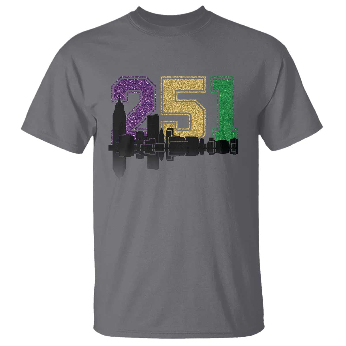funny-mardi-gras-mobile-alabama-t-shirt-251-skyline-area-code-glitter-print