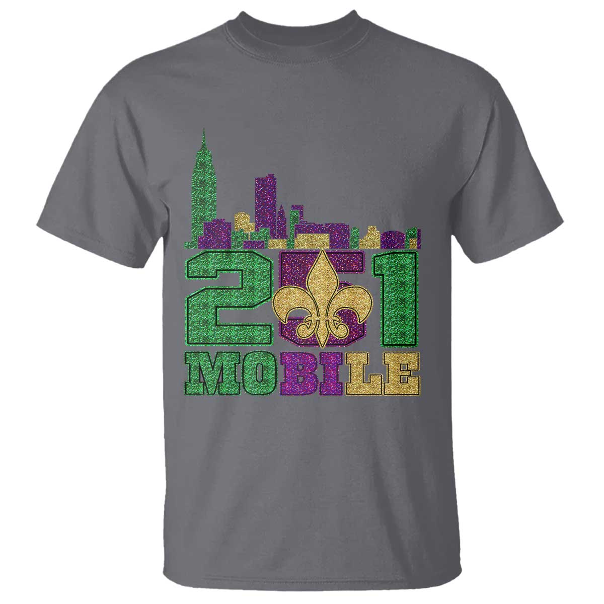 funny-mardi-gras-mobile-alabama-251-t-shirt-skyline-area-code-glitter-print