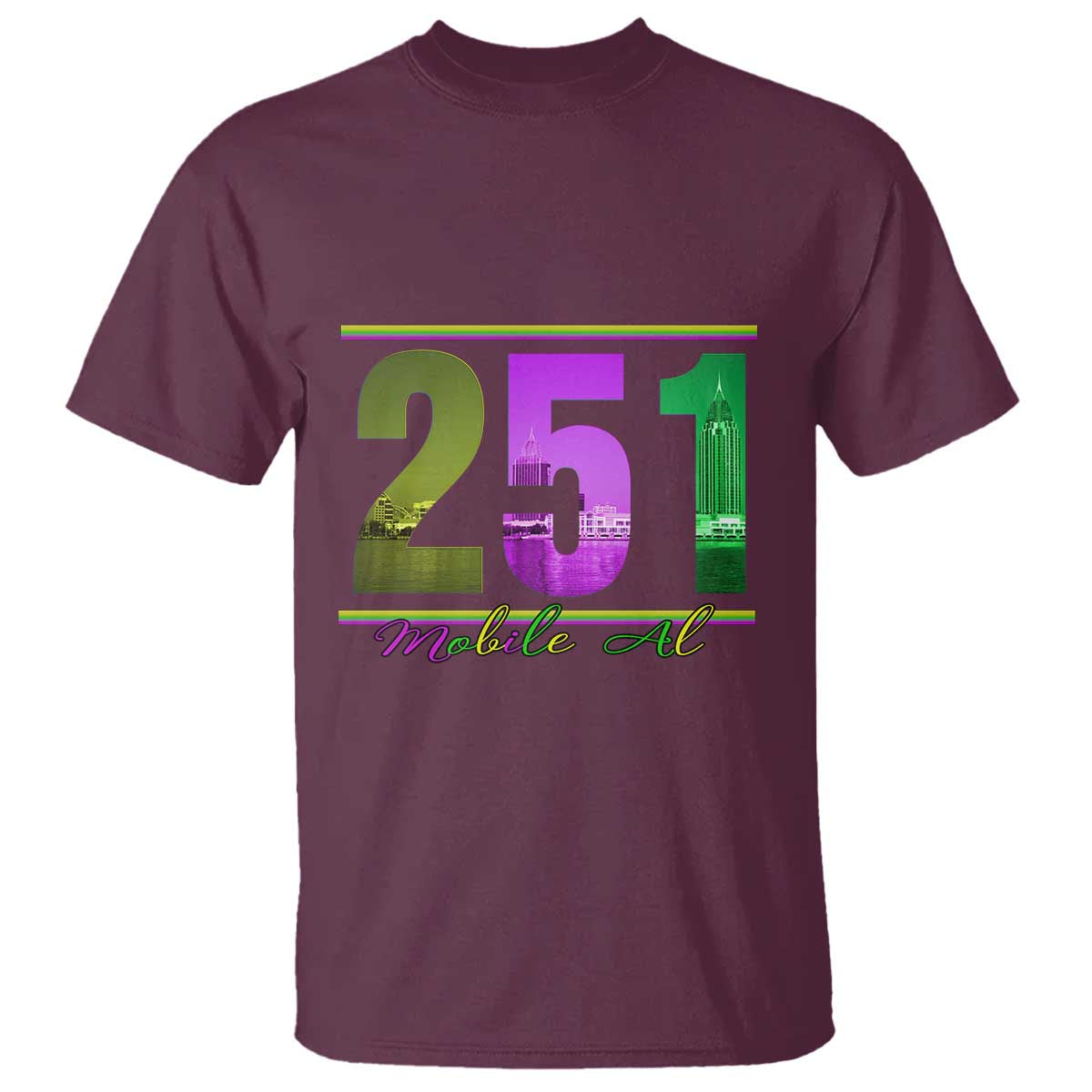 funny-mardi-gras-in-mobile-alabama-251-t-shirt-skyline-area-code
