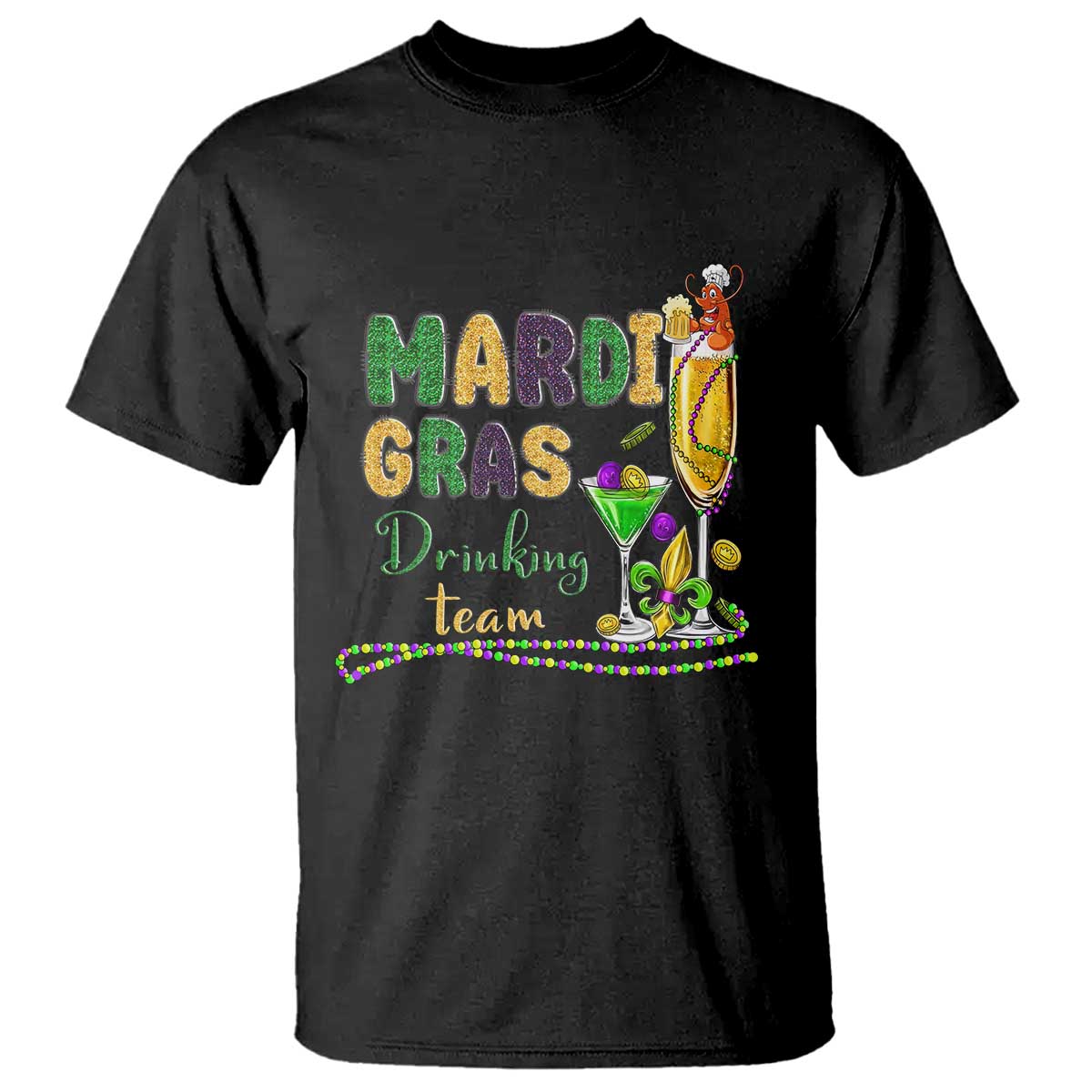 funny-mardi-gras-drinking-team-t-shirt-cocktails-wine-crawfish-beads-glitter-print
