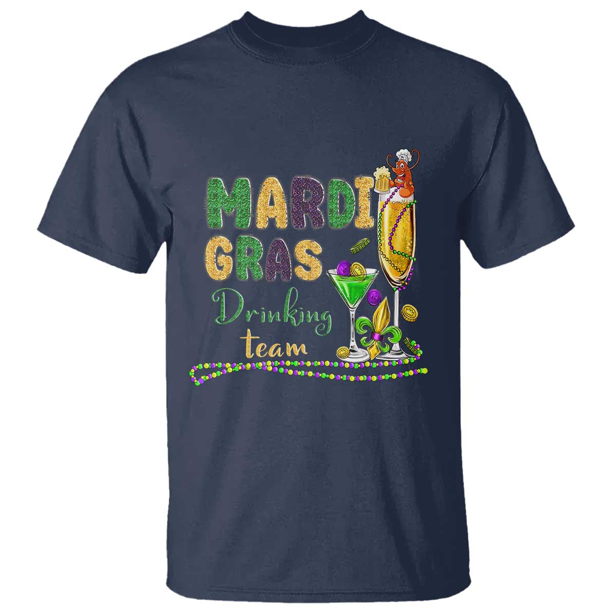 funny-mardi-gras-drinking-team-t-shirt-cocktails-wine-crawfish-beads-glitter-print
