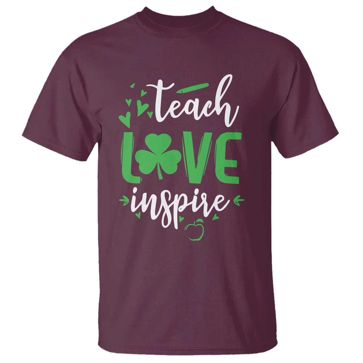 st-patricks-day-teach-love-inspire-t-shirt-teacher-shamrock