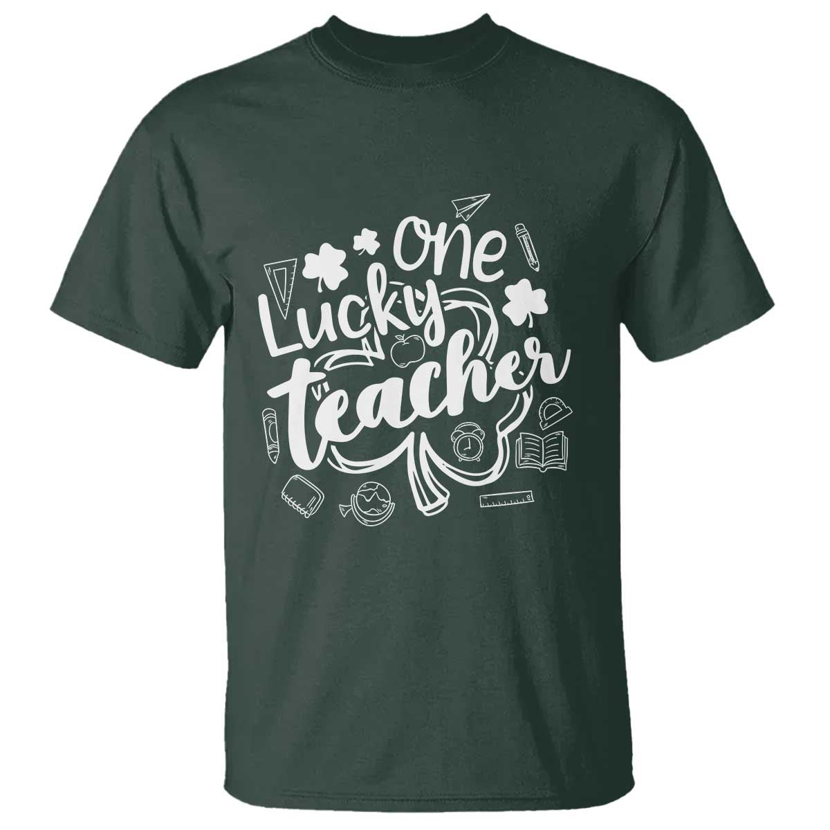 funny-st-patricks-day-irish-teacher-t-shirt-one-lucky-teacher-shamrock