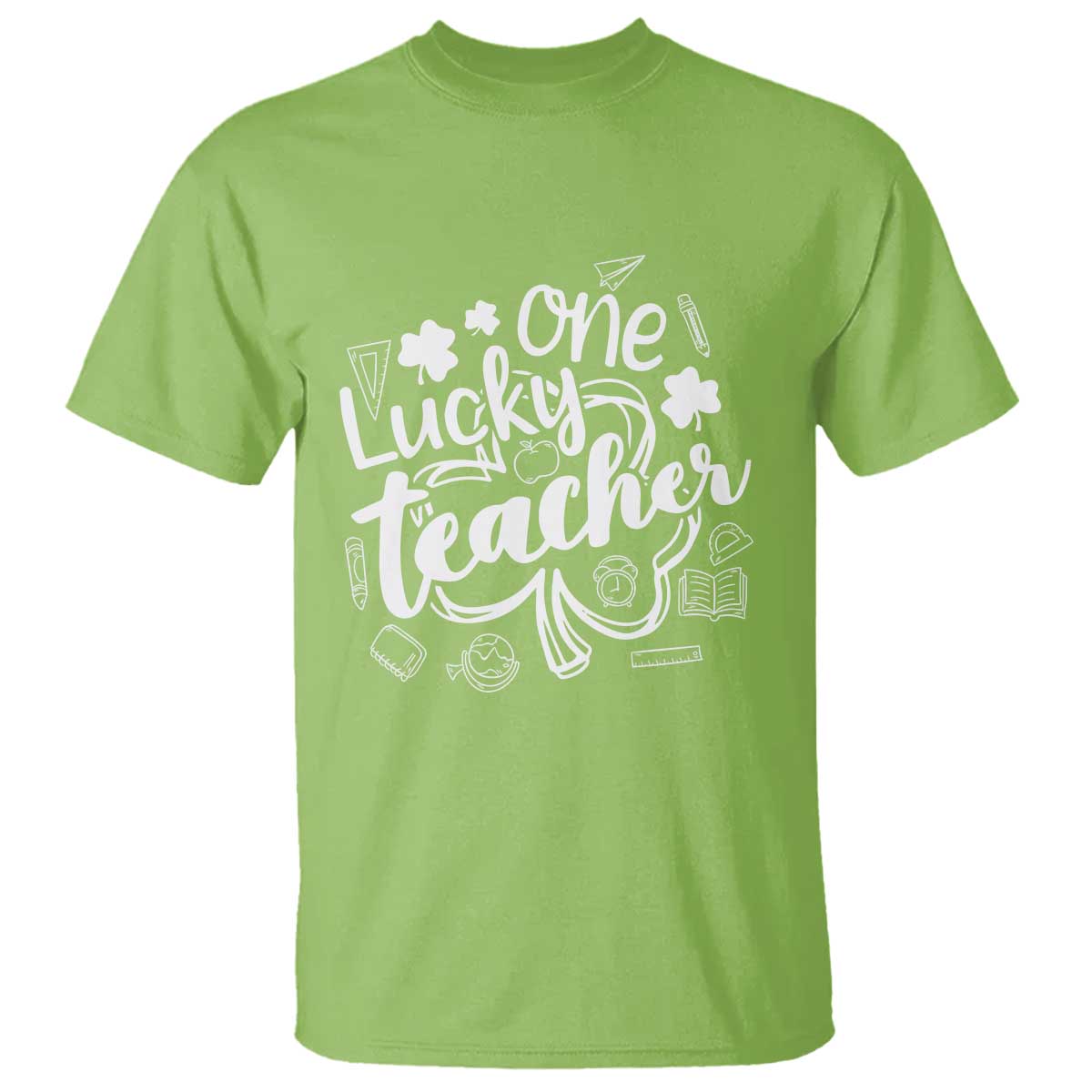 funny-st-patricks-day-irish-teacher-t-shirt-one-lucky-teacher-shamrock