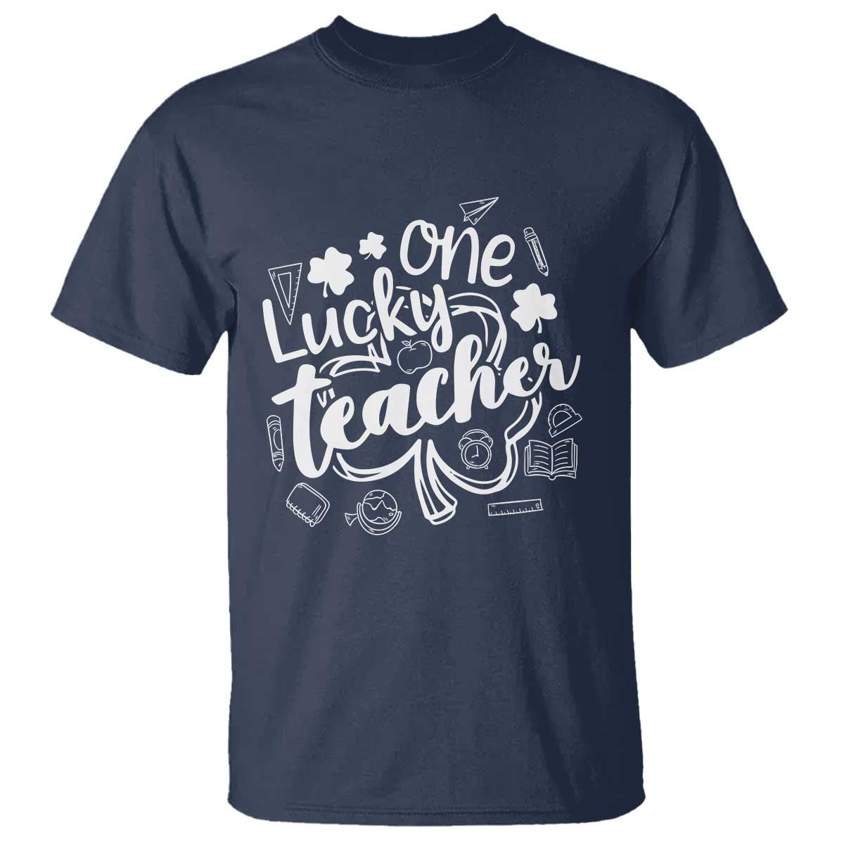funny-st-patricks-day-irish-teacher-t-shirt-one-lucky-teacher-shamrock