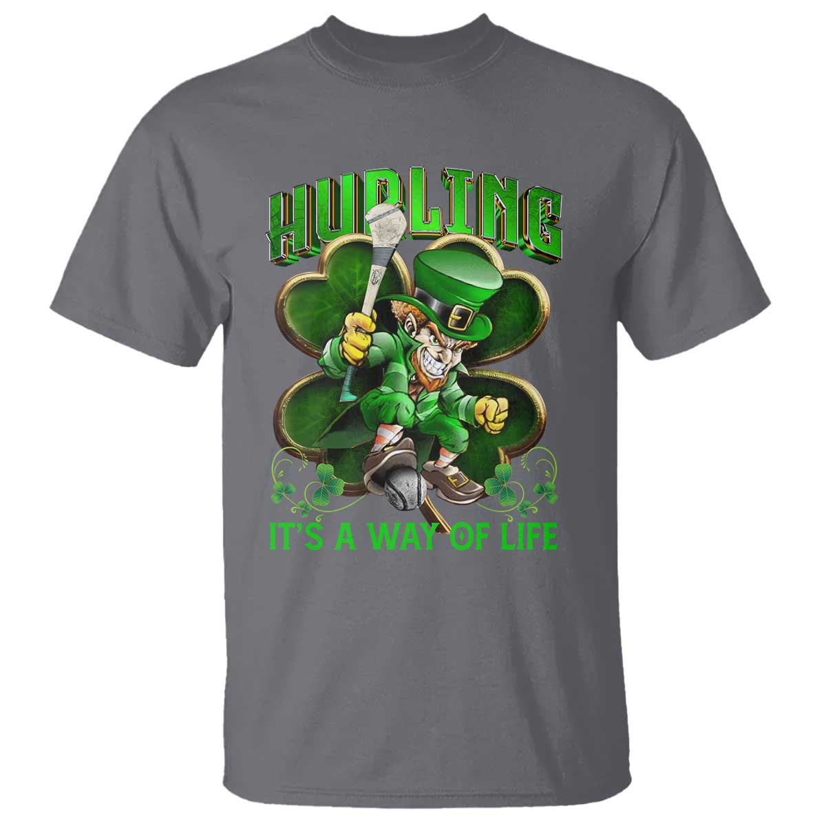 funny-hurling-its-a-way-of-life-t-shirt-leprechaun-shamrock-irish-sport