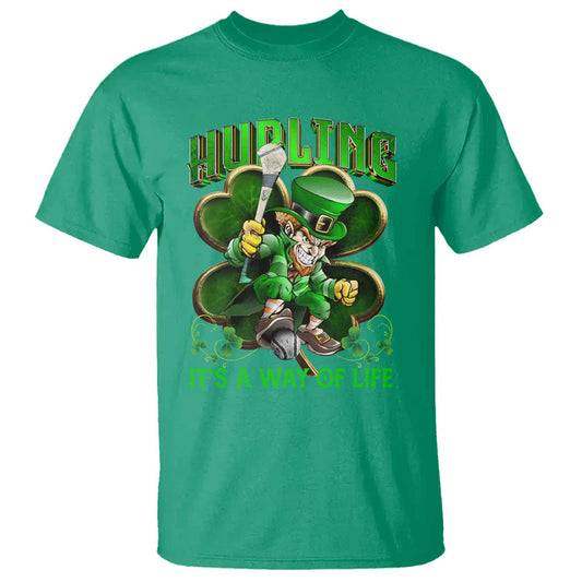 funny-hurling-its-a-way-of-life-t-shirt-leprechaun-shamrock-irish-sport