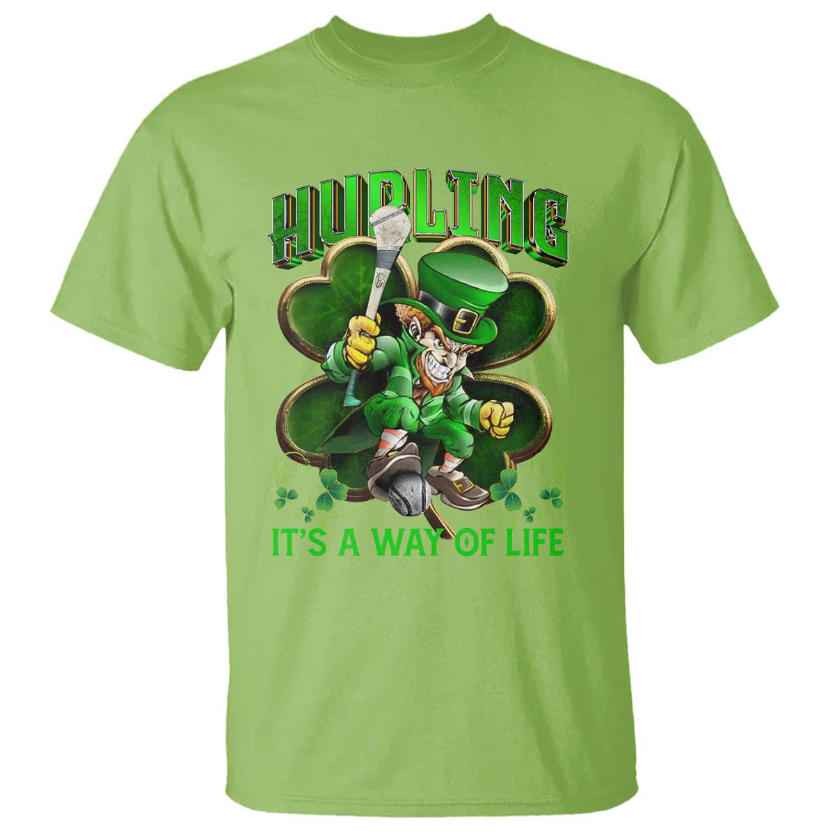funny-hurling-its-a-way-of-life-t-shirt-leprechaun-shamrock-irish-sport