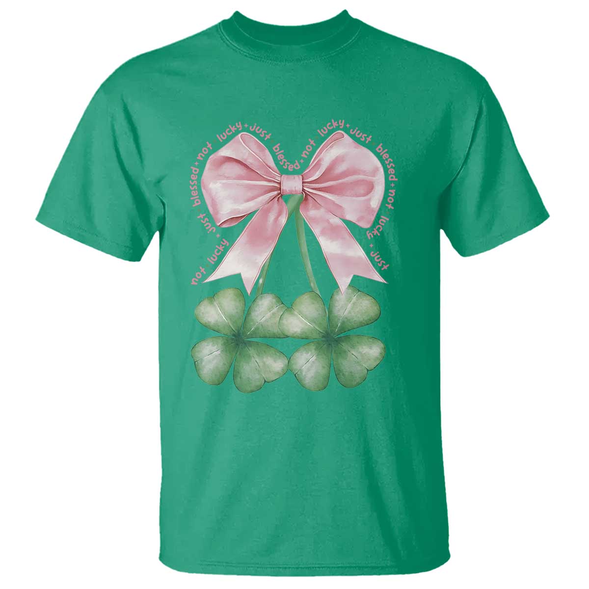 not-lucky-just-blessed-t-shirt-blessed-christian-shamrocks-st-patricks-day-coquette