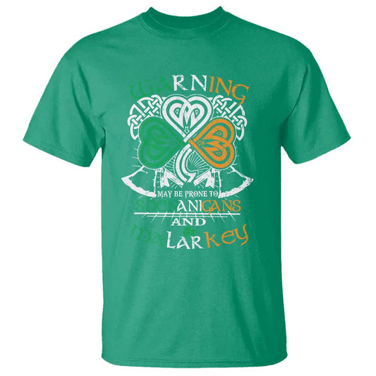 funny-warning-may-be-prone-to-shenanigans-and-malarkey-t-shirt-st-patricks-day-celtic-shamrock