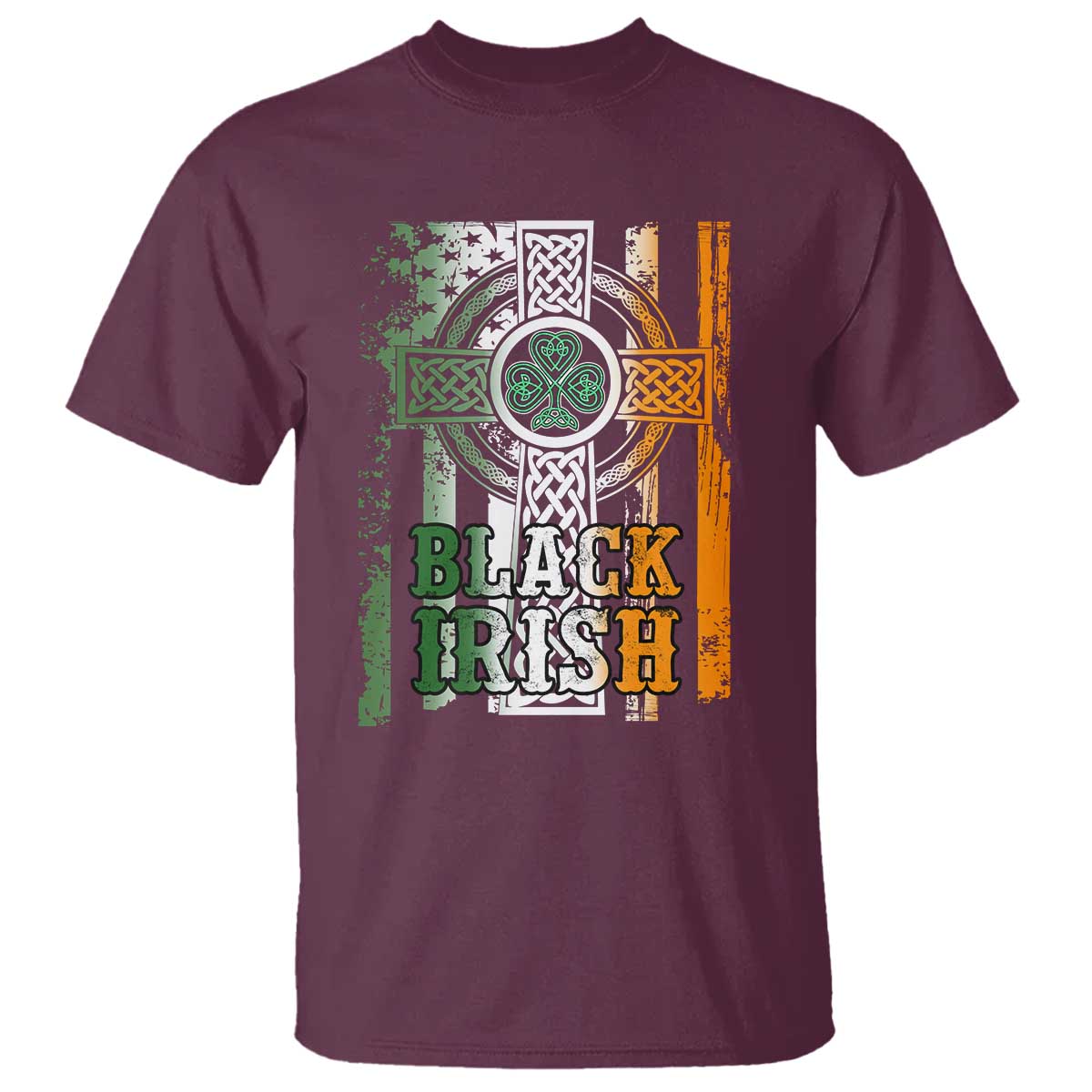 st-patricks-day-black-irish-t-shirt-vintage-american-flag-celtic-cross