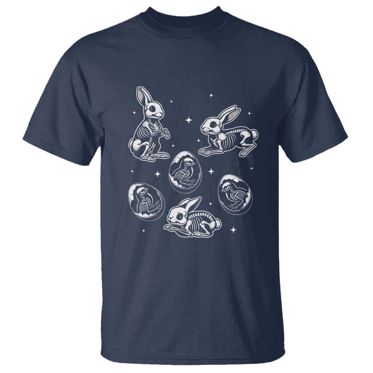 funny-easter-day-spooky-bunny-chicks-skeleton-t-shirt