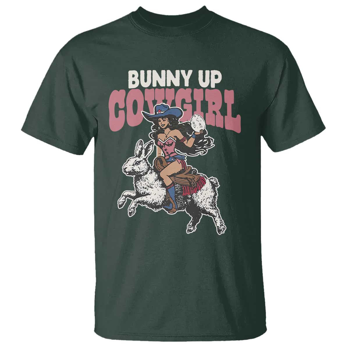 funny-easter-day-western-t-shirt-bunny-up-cowgirl-country-bunny