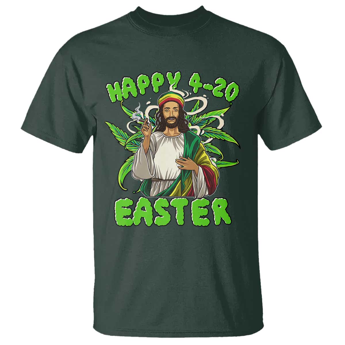 funny-easter-day-christian-weed-t-shirt-happy-420-easter-jesus-smokes-stoner
