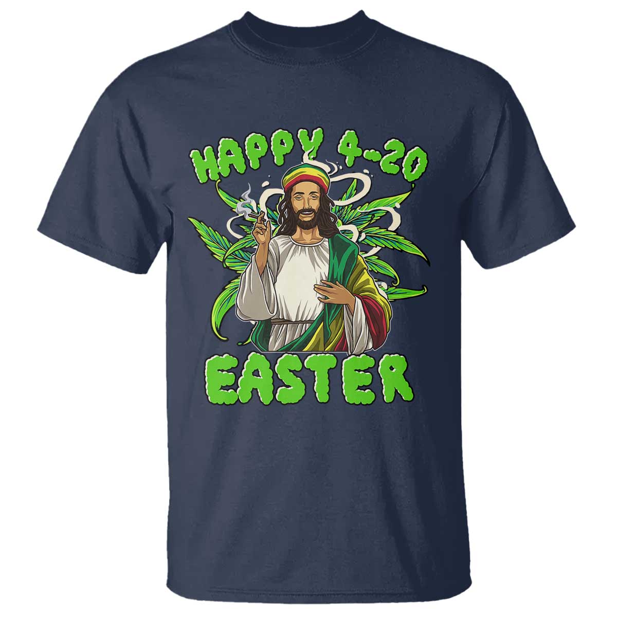 funny-easter-day-christian-weed-t-shirt-happy-420-easter-jesus-smokes-stoner