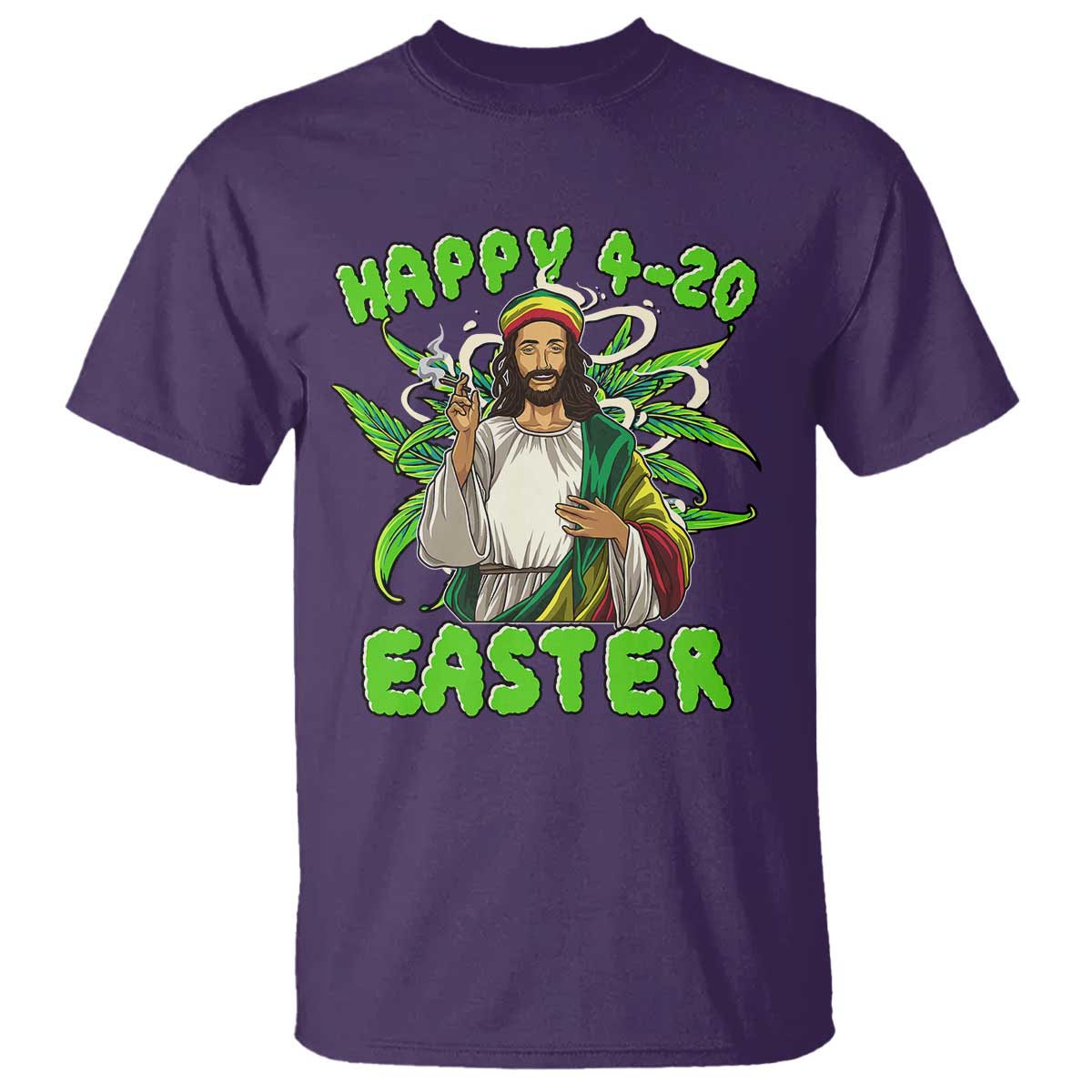 funny-easter-day-christian-weed-t-shirt-happy-420-easter-jesus-smokes-stoner