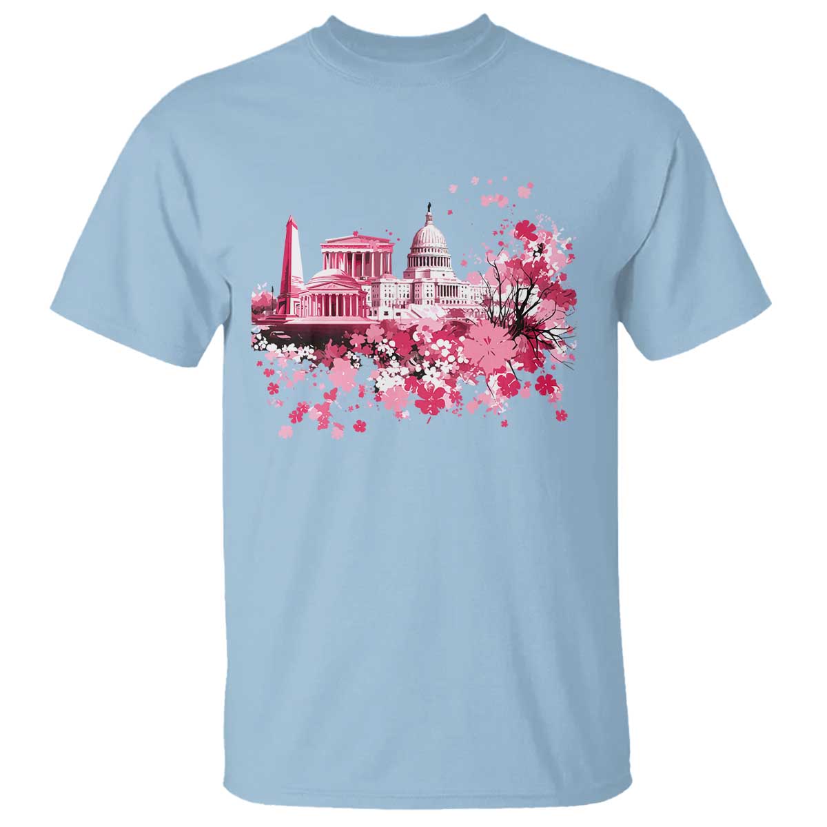 washington-dc-cherry-blossoms-t-shirt-capitol-building-monuments-memorials-sakura