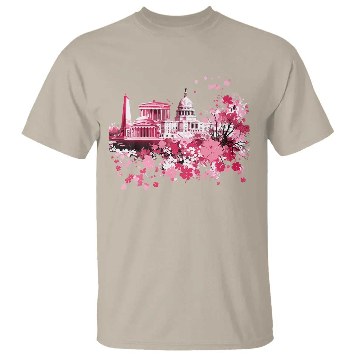 washington-dc-cherry-blossoms-t-shirt-capitol-building-monuments-memorials-sakura