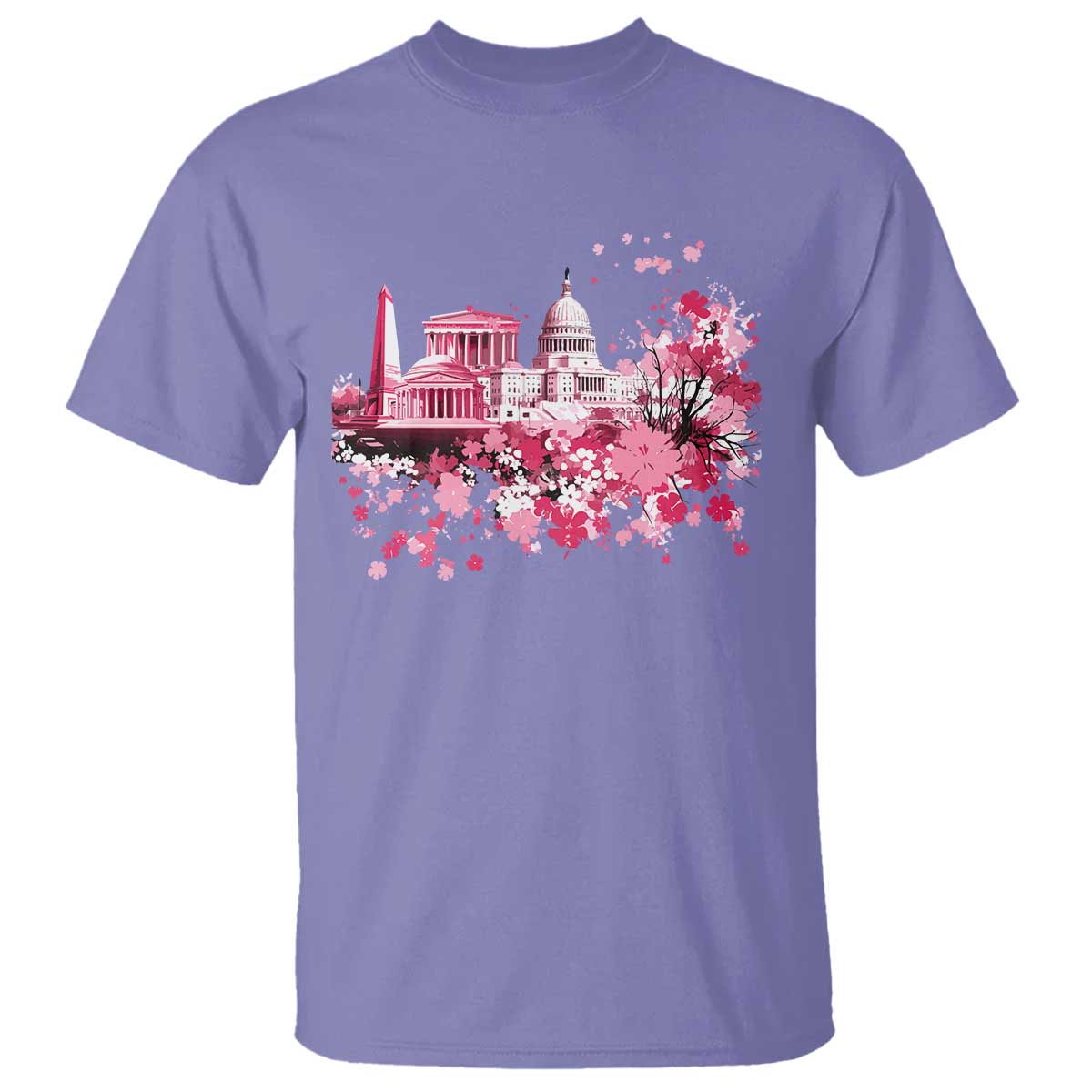 washington-dc-cherry-blossoms-t-shirt-capitol-building-monuments-memorials-sakura