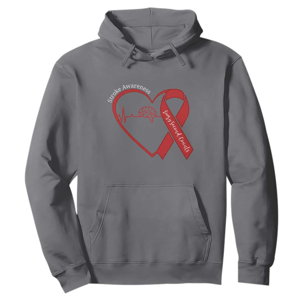 Stroke Support Hoodie Stroke Survivor Warrior Brain Attack