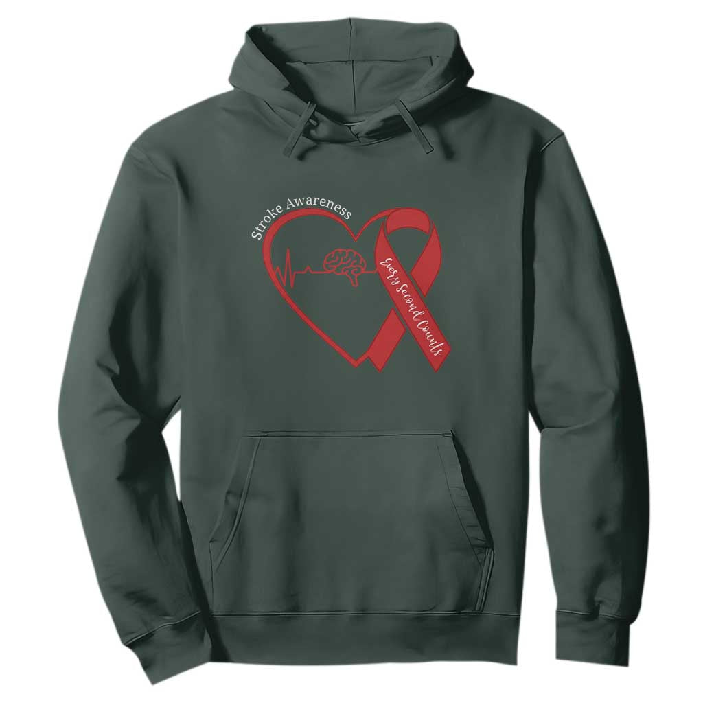 Stroke Support Hoodie Stroke Survivor Warrior Brain Attack