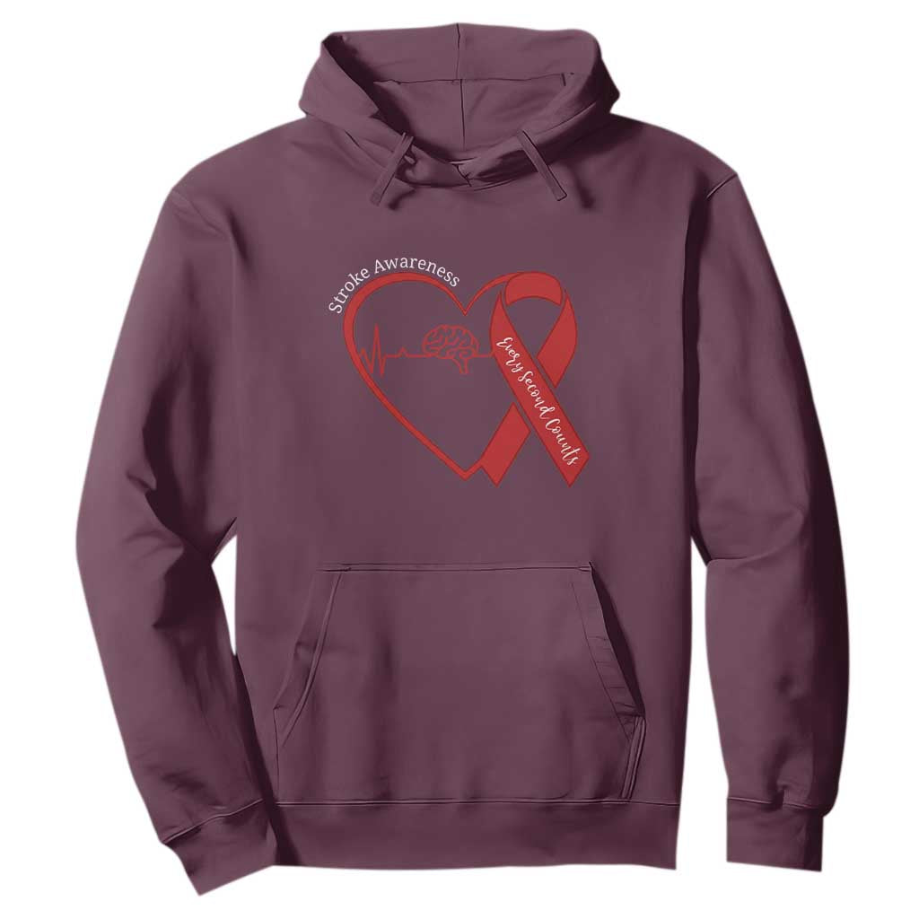 Stroke Support Hoodie Stroke Survivor Warrior Brain Attack