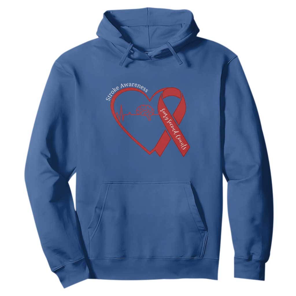 Stroke Support Hoodie Stroke Survivor Warrior Brain Attack